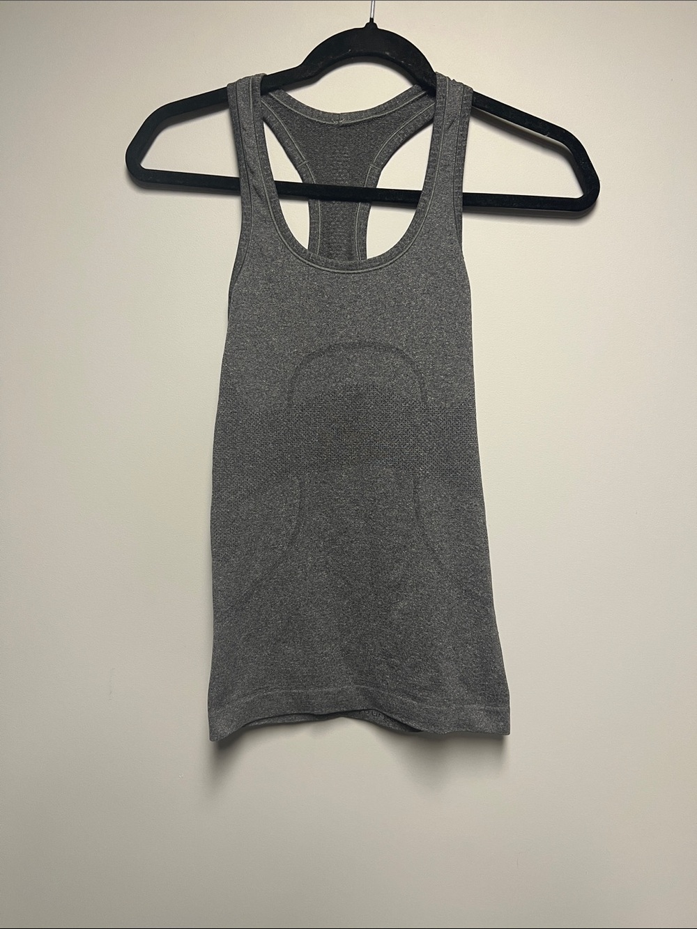 lululemon athletica Gray Seamless Racerback Tank